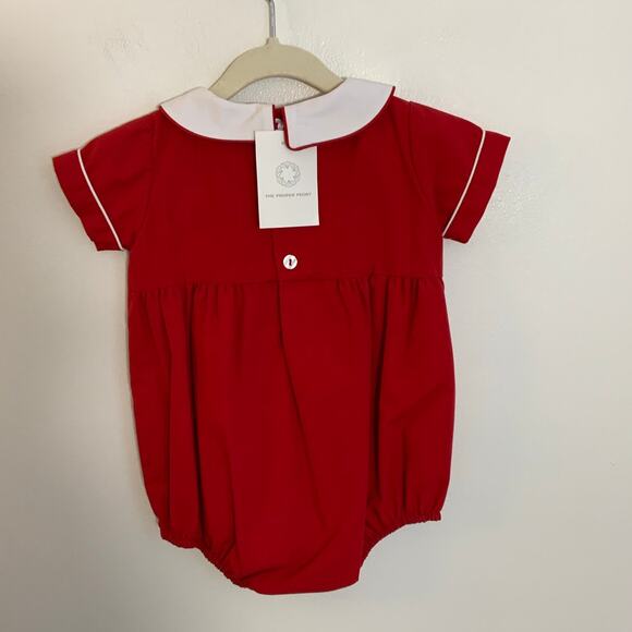 The Proper Peony Yuletide Boy Bubble NWT size 9mo, - Picture 5 of 5